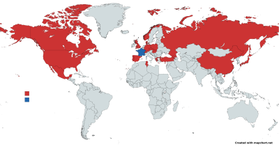 Edit: oops, forgot Italy!