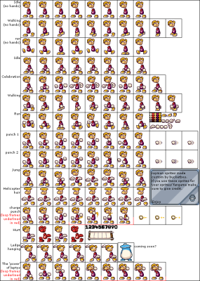 Custom Rayman sprites. Pretty good I think.