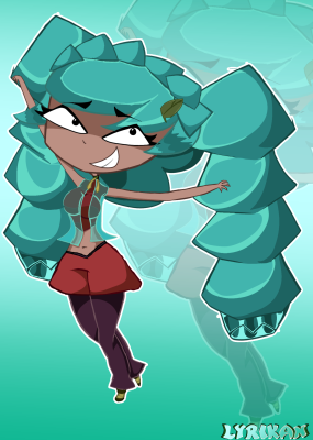This is the one I made today looking at ways other artists draw the nypmhs! I kinda messed up on her clothing so look over that. (embarrassing…)