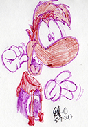 Just a quick sample of my "Rayman" fan works