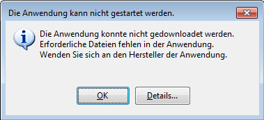 error message