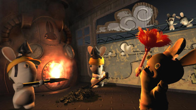 Unused sections in Bunnies think they are stuck in a movie.