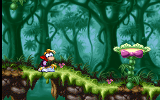 Rayman plants a seed