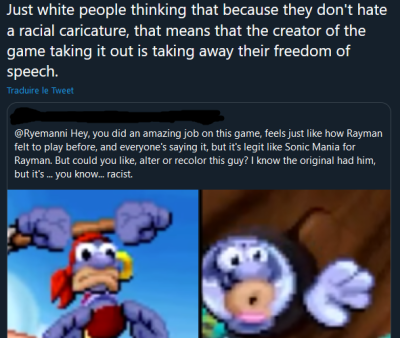 Rayman is now racist.png