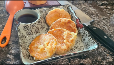 Yam tempura