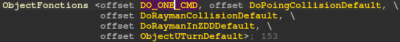 The function table in Rayman Designer just uses the default functions instead (DO_ONE_CMD and DoRaymanInZDDDefault)