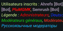 Russian mods' group in Italic on my phone