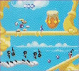 Une zone retirée d'Airy Tunes, où on peut voir une première version de la fausse note mobile.