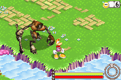 Le clone de Reflux se préparant à affronter Rayman.