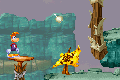 Un Lums d'argent dans la version Game Boy Advance de Rayman 3.