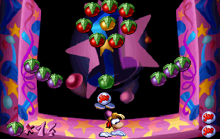 Le deuxième niveau de Ray Breakout dans la version PC/MS-DOS.
