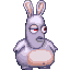 Le Lapin attendant un adversaire.