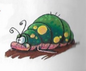 Concept art d'une Verdule dans l'artbook de Rayman 3.
