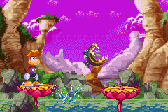Rayman dans la version Game Boy Advance de Rayman 3.