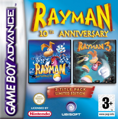 Fichier:Rayman-10th-Anniversary-GBACover.jpg