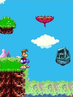 Une cage Pirate de la version téléphone portable de Rayman 3.