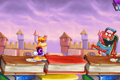 Un cartable sur le point de lancer sa langue.