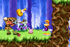 Une balle tirée par un Chasseur dans la version Game Boy Advance de Rayman contre les Lapins Crétins.
