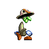 Le sprite des Livingstones dans Rayman.