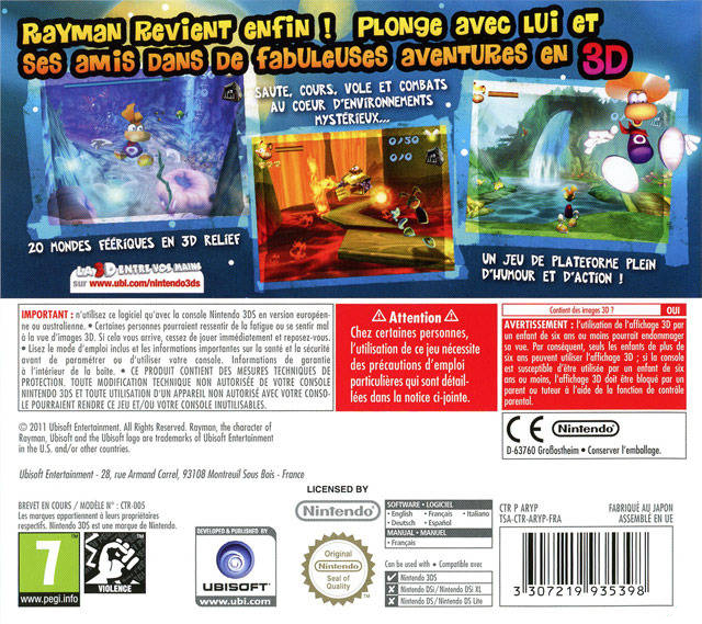 Fichier:Rayman 3D French Back Cover.jpg