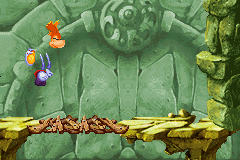 Rayman se servant du Body Shoot.
