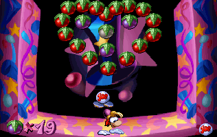 Le quatrième niveau de Ray Breakout dans la version PC/MS-DOS.