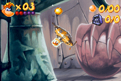 À l'origine, le véhicule volant utilisé par Rayman durant le combat final contre le Grolgoth avait un autre design, plus de possibilités de mouvements et s'approvisionnait en munitions à l'aide d'un Lums jaune.