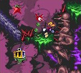 Une zone d'Arcane Forest aménagée différemment, où on peut voir une première version de la plante carnivore. Le décor est d'une couleur différente, de même que l'animation de saut de Rayman. La cage repose sur la même plate-forme nénuphar que celle retirée de Rainy Forest.