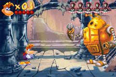 Le Grolgoth dans la version Game Boy Advance de Rayman 3.