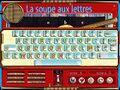La soupe aux lettres.