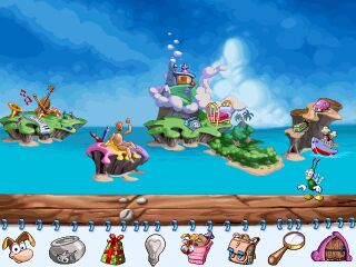 Le criquet anglais dans l'atelier d'anglais de Rayman CP.