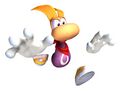 Rayman en train de courir.