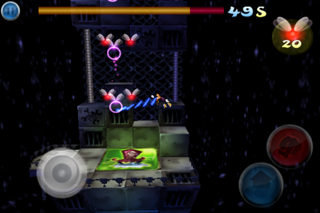 Lift dans la démo de la version iOS de Rayman 2.
