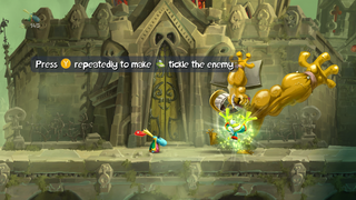 Murfy dans Rayman Adventures, dans une version modée de Rayman Legends.