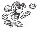 Concept art de Rayman.