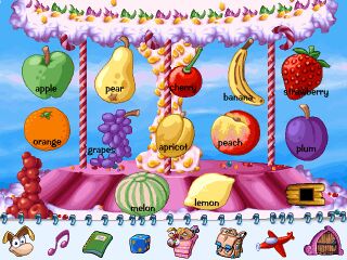 Le mémo des fruits (Rayman Maternelle).