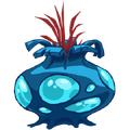 Un bulbe bleu dans Rayman Origins.