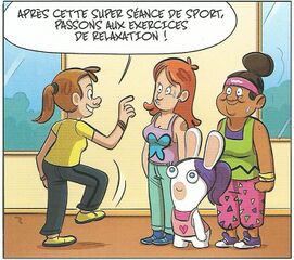 Des humains dans les bandes dessinées à partir de La Classe, ici dans Méga bug.