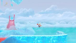 El Stomacho projetant des morceaux de la montagne de glace.