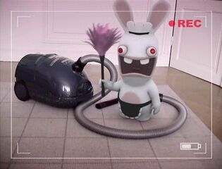 Un Lapin Salubre dans la vidéo Fact #2 de Bunnies Very Useful Scientific Facts.