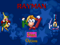 El título, que a pesar del nombre del juego solamente muestra como "Rayman".