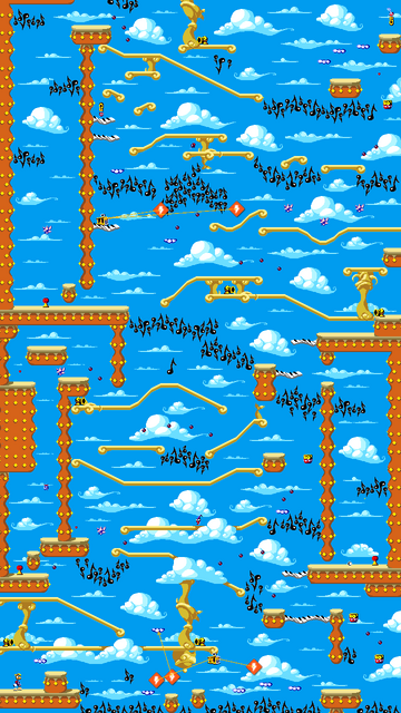 La map de la version Game Boy Color.