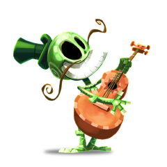 Artwork d'un Mariachi vert.