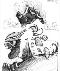 Le Dark Rayman qui devait apparaître dans le Rayman 4 de 2005 développé par Phoenix Studio.