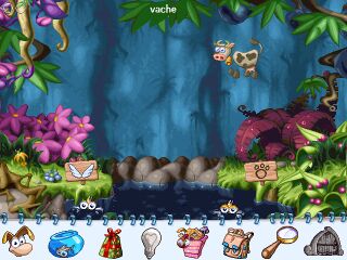 La rivière enchantée dans Rayman Maternelle.