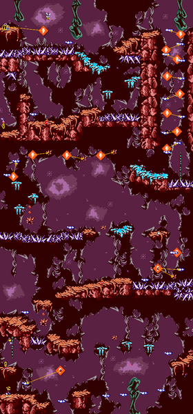 La map de la version Game Boy Color.
