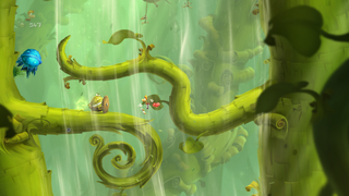 Un Crapaud vert dans Ray et le haricot magique.