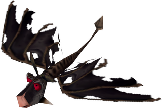 Vue détaillée d'une chauve-souris de Rayman 3.