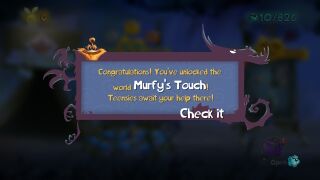 Bejelentés, amely közli a játékossal, hogy a Murfy's Touch felnyílt.