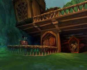 L'entrée de l'école militaire (Rayman 2).